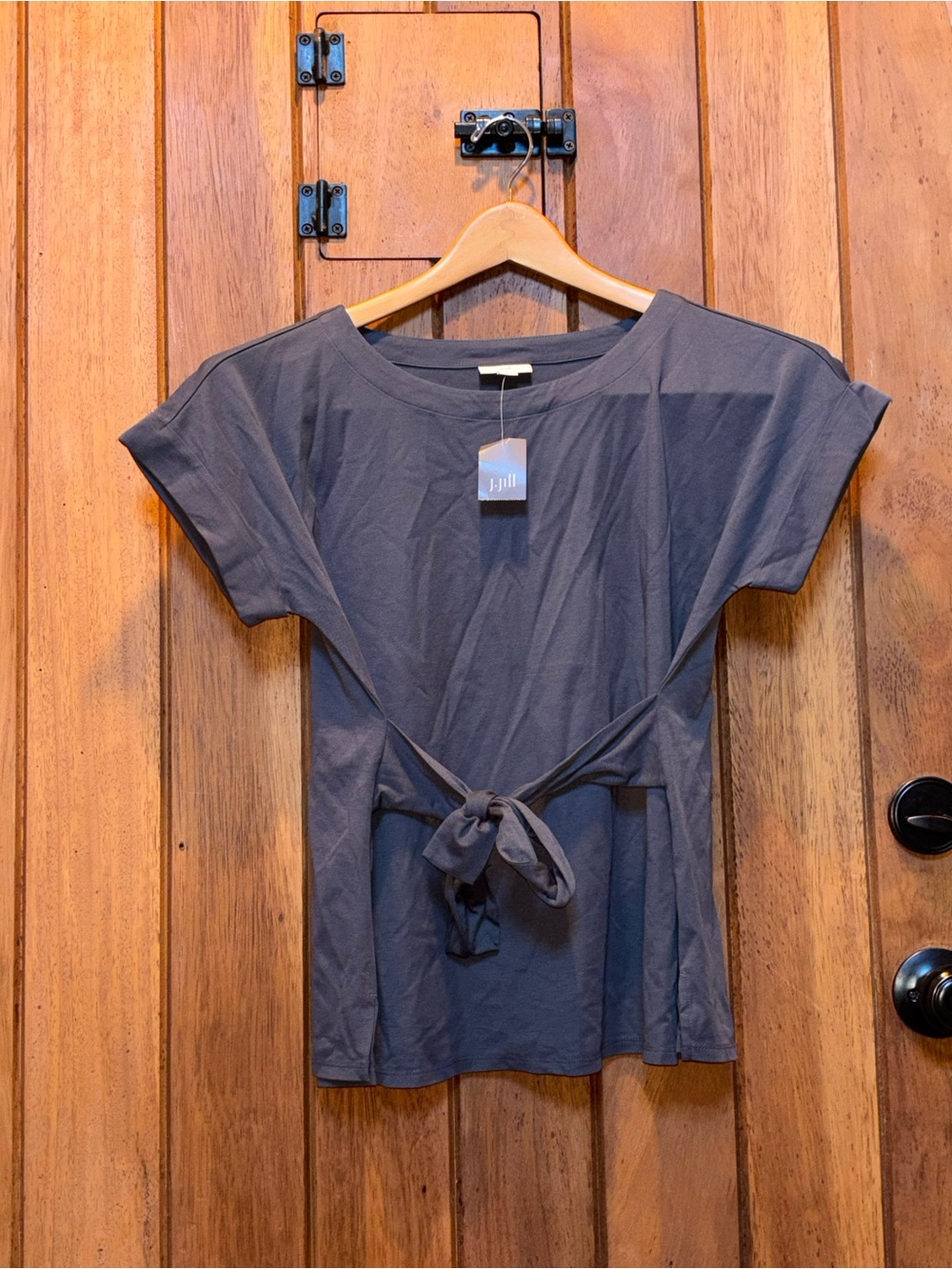J. Jill Top in Charcoal Gray